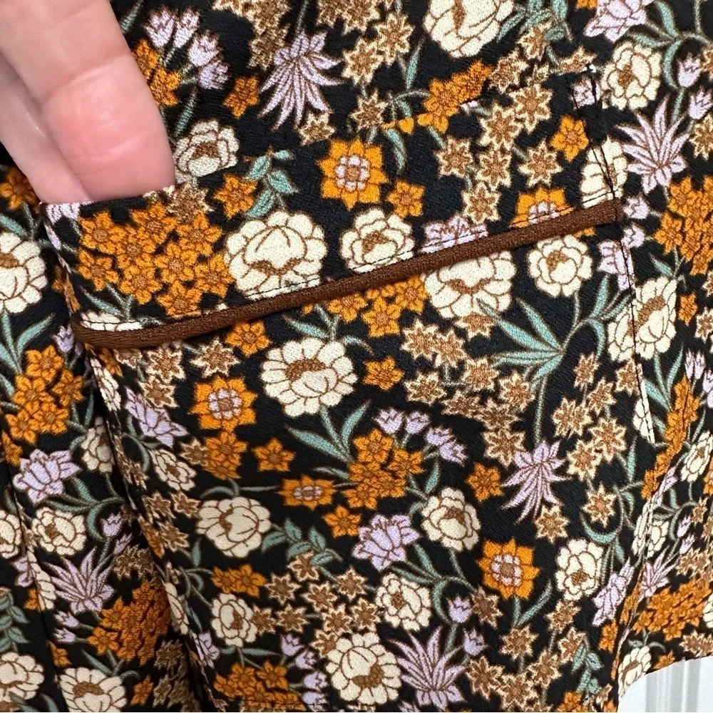 Scotch & Soda Floral Print Pyjama Blazer Multicolor Size XS Cottagecore NWOT